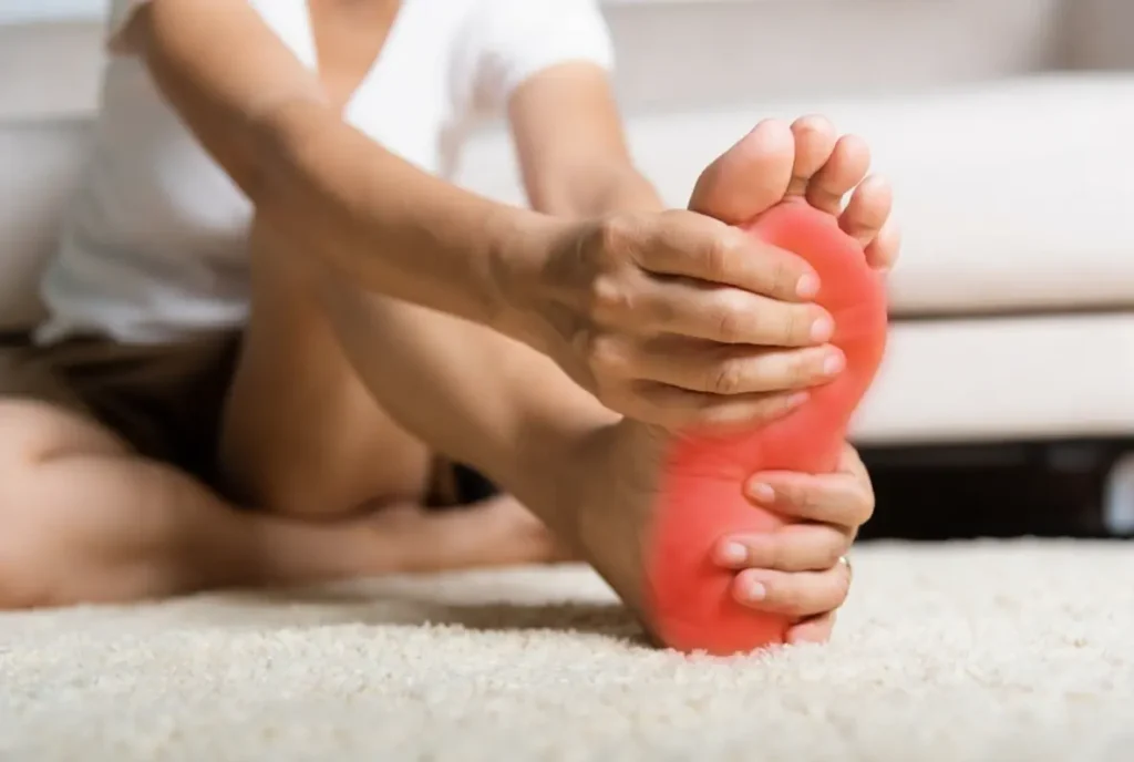 Tingling in feet